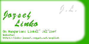 jozsef linko business card